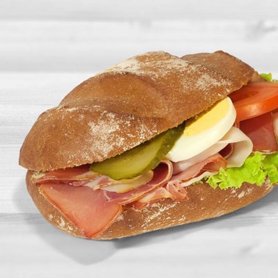 Bulka s pršutem