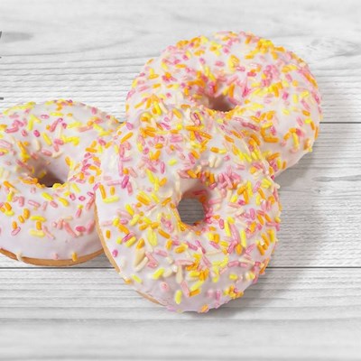 Mini Donut barevný vanilka 22g